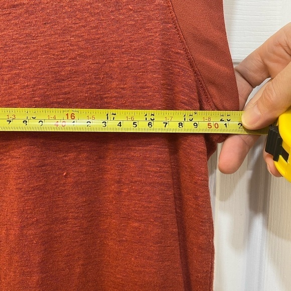 Catherine Malandrino 100% Linen Sleeveless Blouse Lightweight Top Women's Sz L - Picture 4 of 6